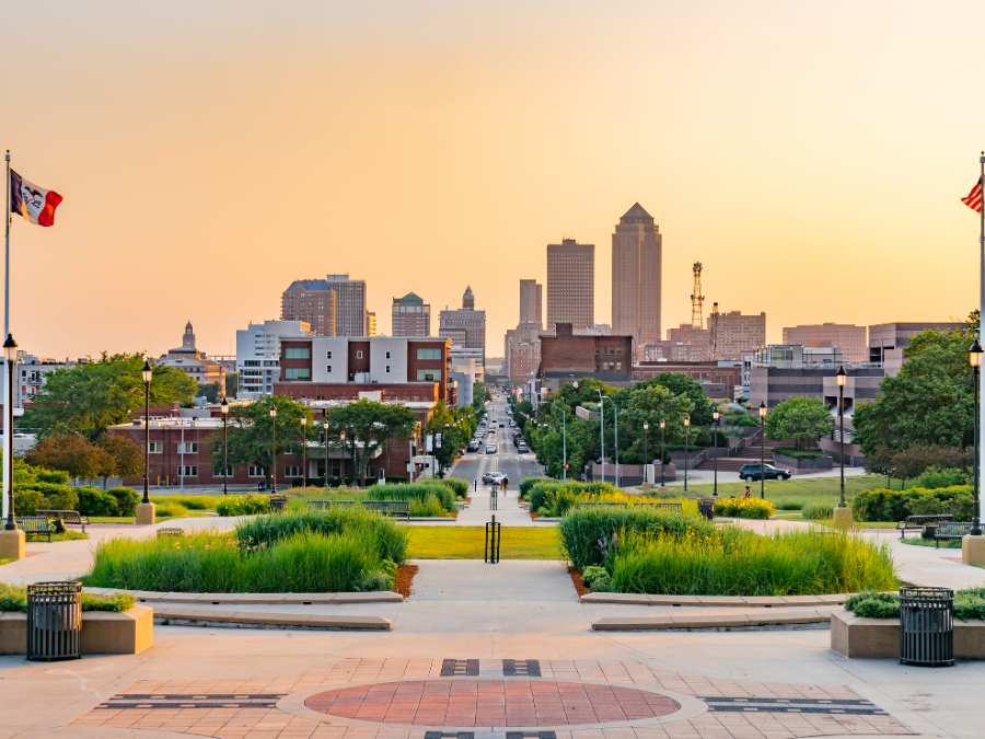 Iowa - cheapest states to live in