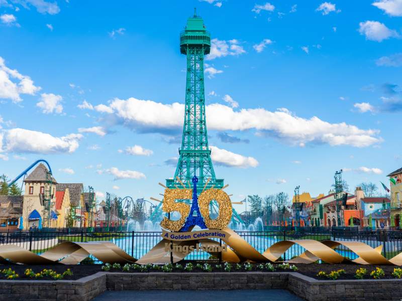 The International Street - Kings Island Theme Park in Ohio