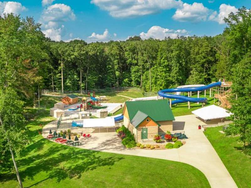 Lake Rudolph Campground & RV Resort in Santa Claus, Indiana