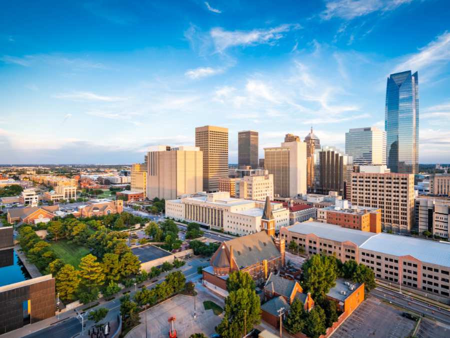 Oklahoma - cheapest states to live in