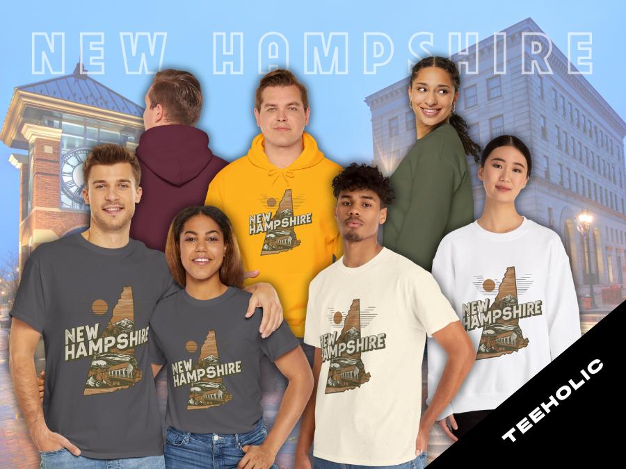 Teeholic's New Hampshire Apparel