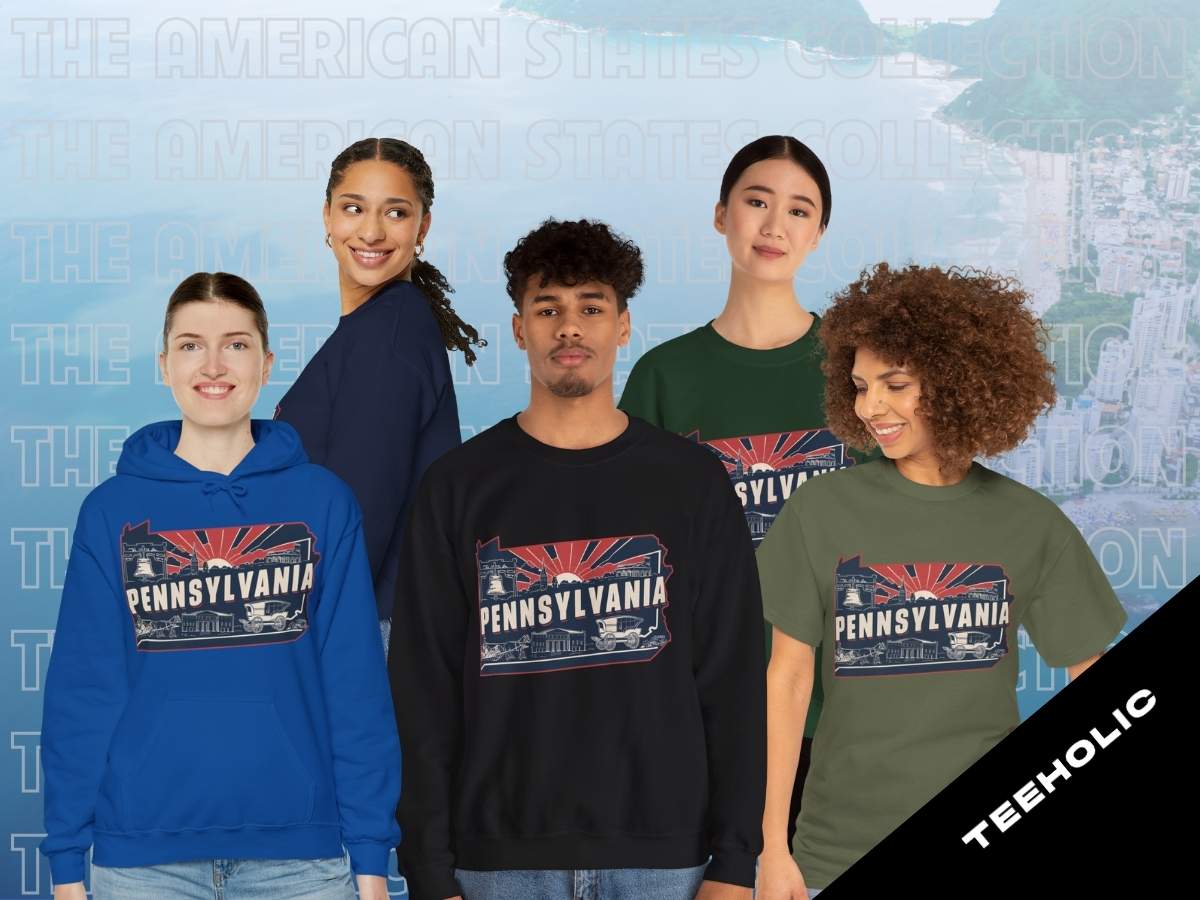 Teeholic's Pennsylvania Apparel