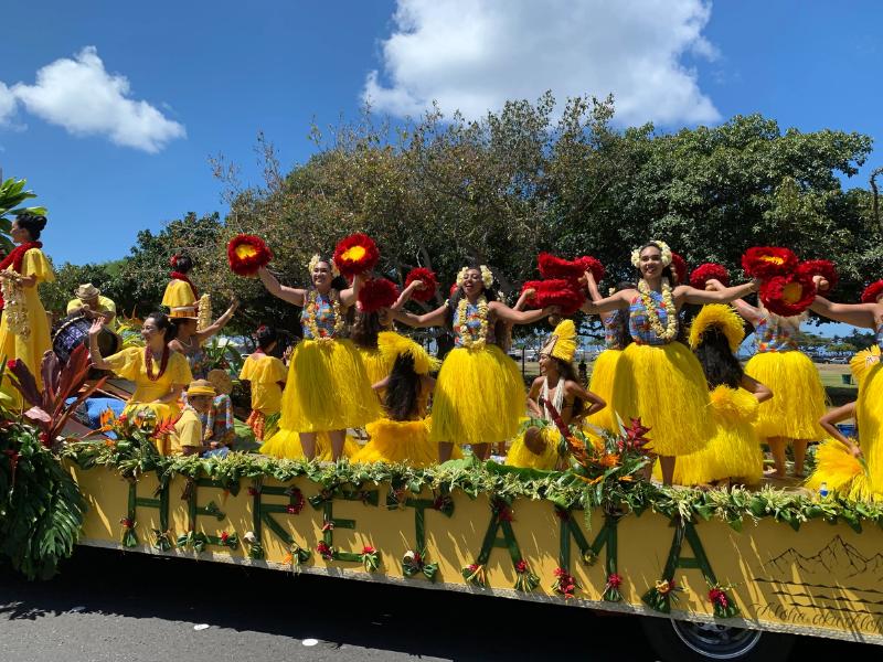king kamehameha floral parade - honolulu festivals hawaii