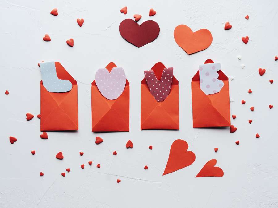 Heart-Cutout Cards - Handmade Valentine’s Day Cards