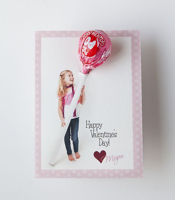 Photocard - children's Valentine's day cards idea