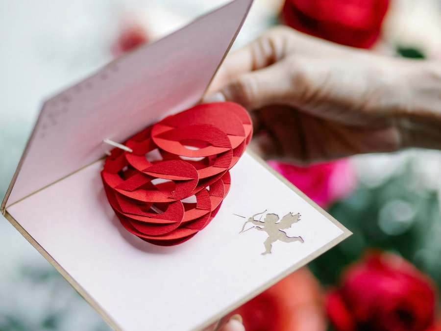 Pop-Up Heart Card - Handmade Valentine’s Day Cards