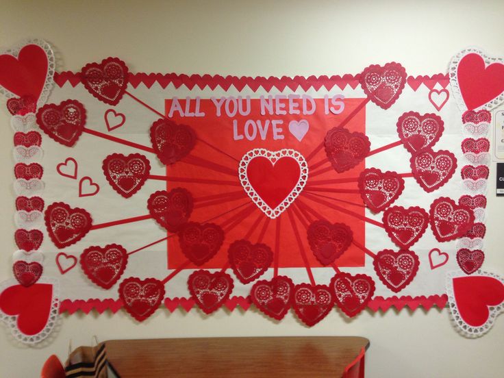Valentine bulletin board 