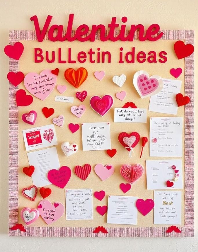 Valentine bulletin board ideas