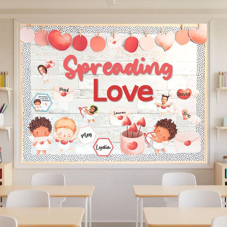 Valentine bulletin board