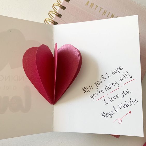 DIY Valentine’s Day Pop-up card