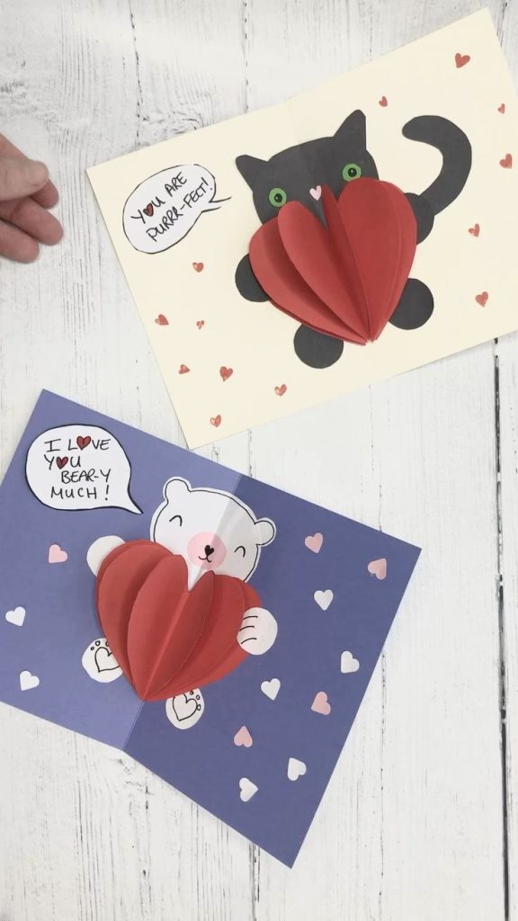 DIY Valentine’s Day Pop-up card