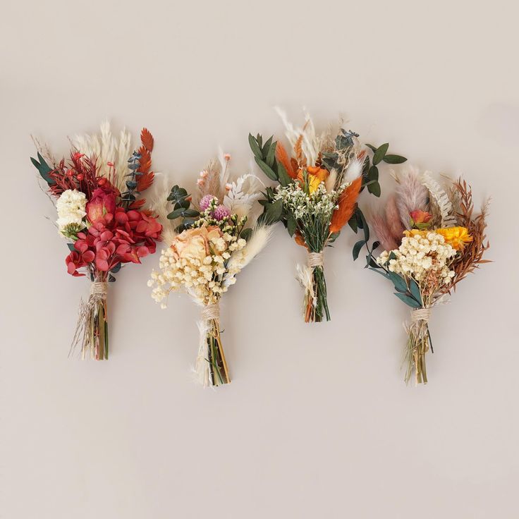 dry flowers on valentine's day