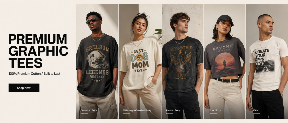 Premium Graphic Tees - Shop Now