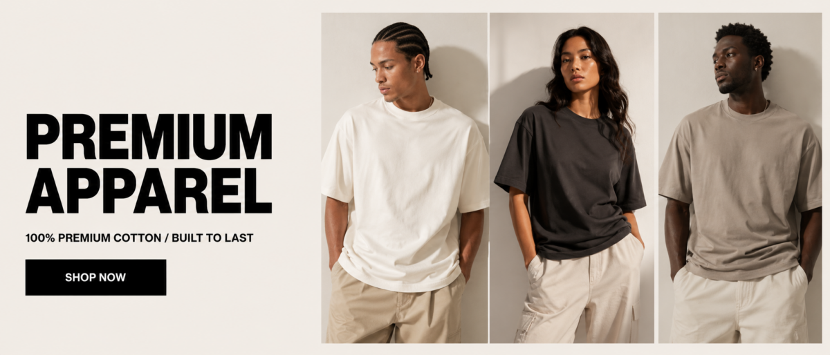 Premium Apparel - Shop Now