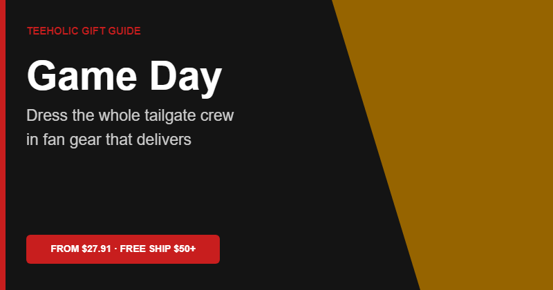 Game day fan apparel Teeholic