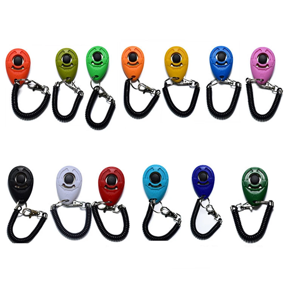 Dog Training Clicker Pet Cat Plastic New Dogs Click Trainer Aid Tools Adjustable Wrist Strap Sound Key Chain Dog Supplies - Image 25
