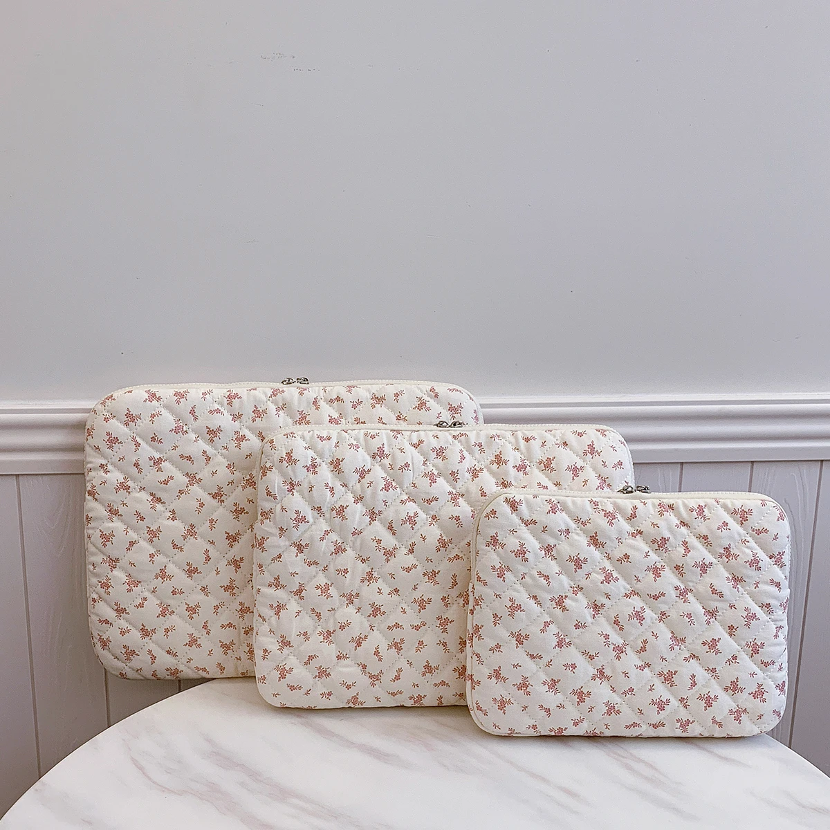 Best Quilted Laptop Bag – Chic Flower Print Sleeve 11 14 15 Inch 2026 - Image 8