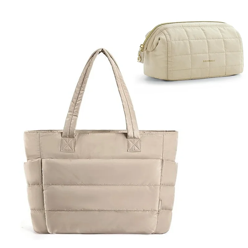 Best Large Tote Bag – BAGSMART Quilted Commuter Handbag 2026 - Image 14