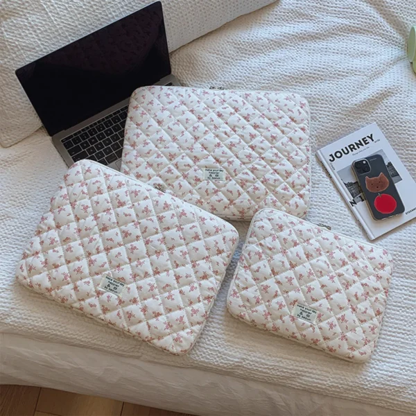 Best Quilted Laptop Bag – Chic Flower Print Sleeve 11 14 15 Inch 2026