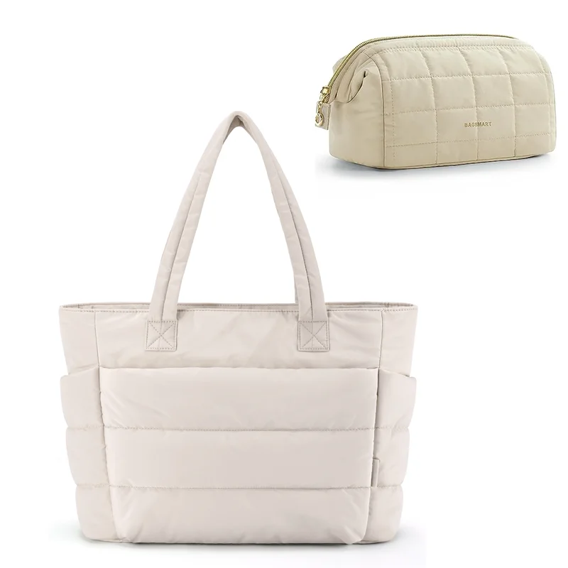 Best Large Tote Bag – BAGSMART Quilted Commuter Handbag 2026 - Image 7