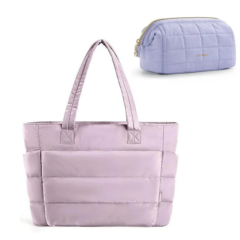 Best Large Tote Bag – BAGSMART Quilted Commuter Handbag 2026 - Image 12