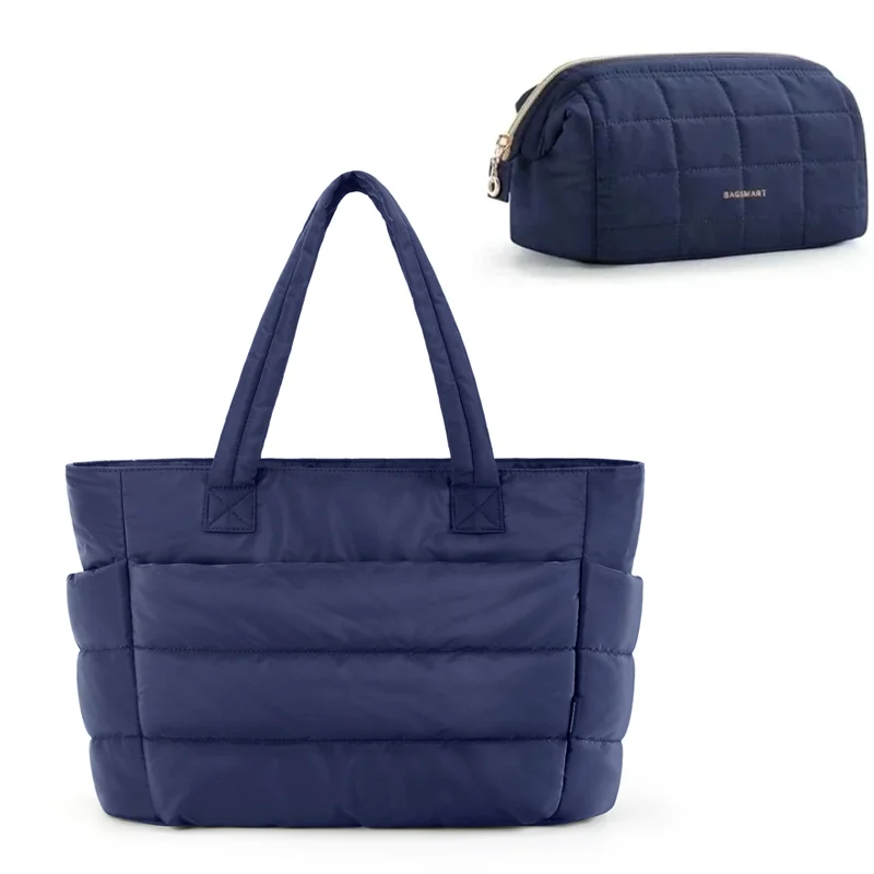 Best Large Tote Bag – BAGSMART Quilted Commuter Handbag 2026 - Image 15