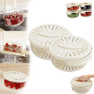 fruit strainer drainer basket washing berries with lid