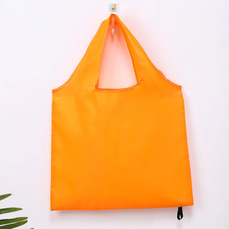 Foldable Shopping Bag Reusable Travel Grocery Bag Eco-Friendly One Shoulder Handbag For Travel Cartoon Cactus Printing Tote Bag - Image 10