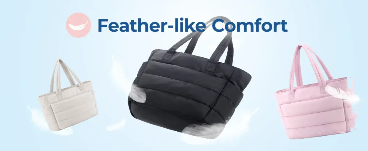 Best Large Tote Bag – BAGSMART Quilted Commuter Handbag 2026 - Image 19