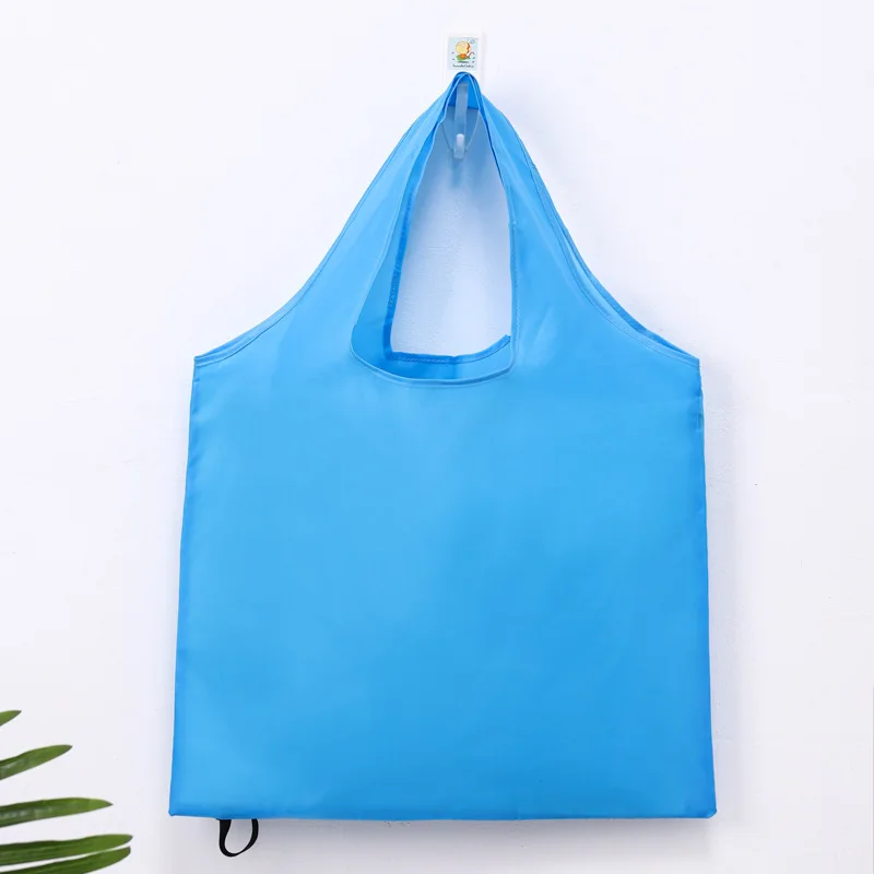 Foldable Shopping Bag Reusable Travel Grocery Bag Eco-Friendly One Shoulder Handbag For Travel Cartoon Cactus Printing Tote Bag - Image 7