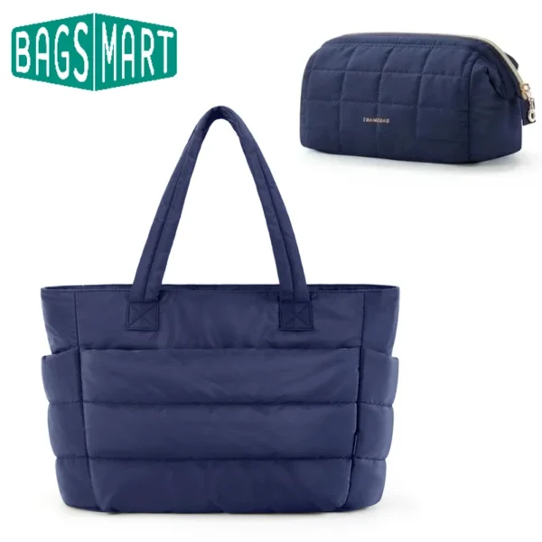 Best Large Tote Bag – BAGSMART Quilted Commuter Handbag 2026