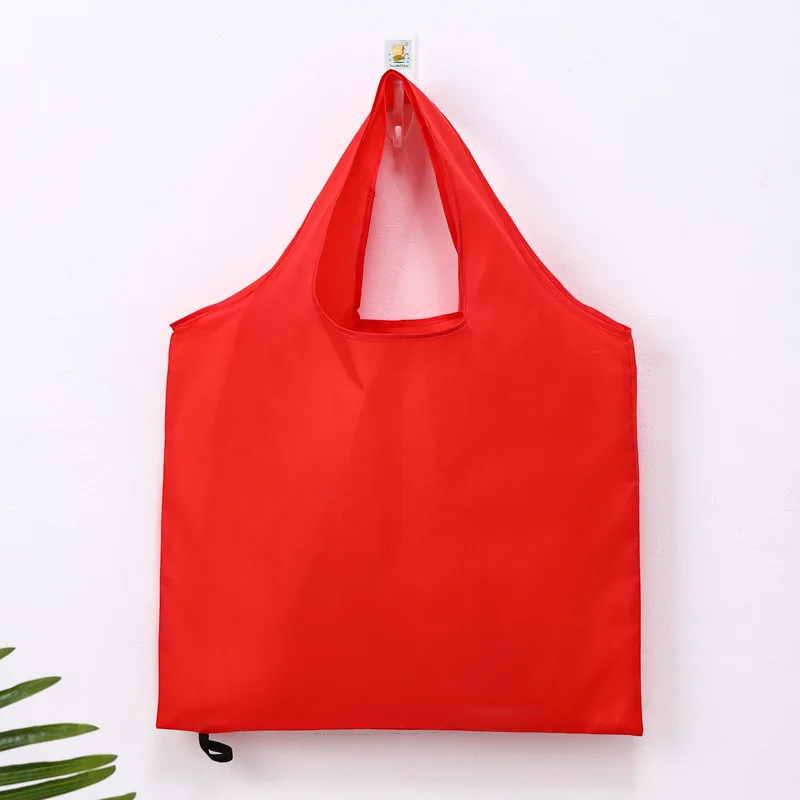 Foldable Shopping Bag Reusable Travel Grocery Bag Eco-Friendly One Shoulder Handbag For Travel Cartoon Cactus Printing Tote Bag - Image 9