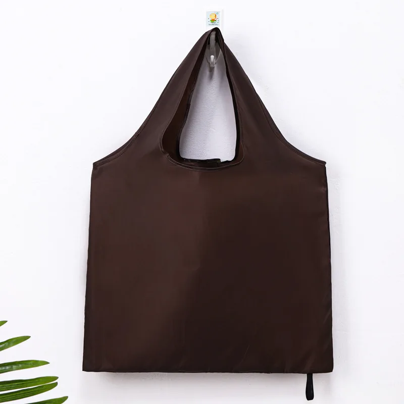 Foldable Shopping Bag Reusable Travel Grocery Bag Eco-Friendly One Shoulder Handbag For Travel Cartoon Cactus Printing Tote Bag - Image 16