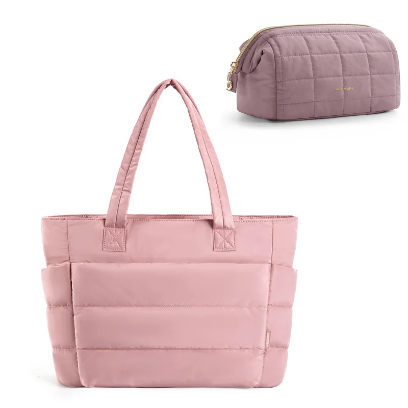 Best Large Tote Bag – BAGSMART Quilted Commuter Handbag 2026 - Image 13