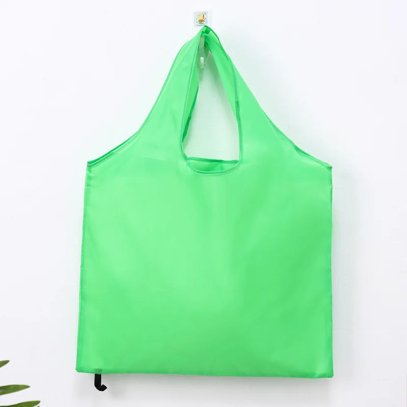 Foldable Shopping Bag Reusable Travel Grocery Bag Eco-Friendly One Shoulder Handbag For Travel Cartoon Cactus Printing Tote Bag - Image 18