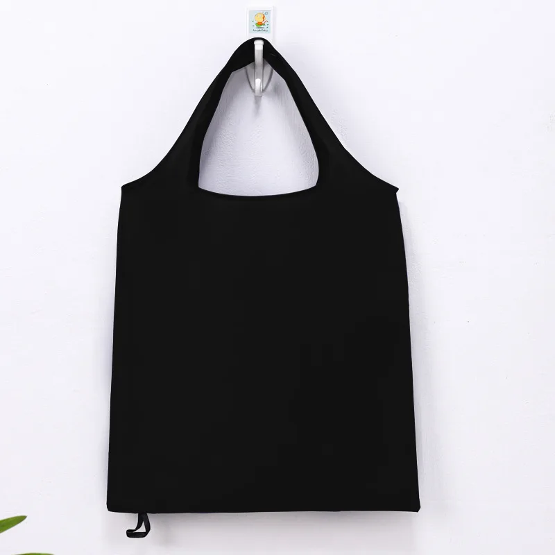 Foldable Shopping Bag Reusable Travel Grocery Bag Eco-Friendly One Shoulder Handbag For Travel Cartoon Cactus Printing Tote Bag - Image 12