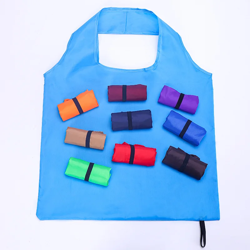 Foldable Shopping Bag Reusable Travel Grocery Bag Eco-Friendly One Shoulder Handbag For Travel Cartoon Cactus Printing Tote Bag - Image 20