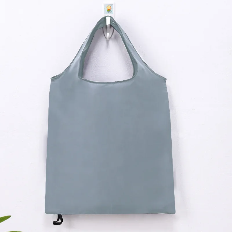 Foldable Shopping Bag Reusable Travel Grocery Bag Eco-Friendly One Shoulder Handbag For Travel Cartoon Cactus Printing Tote Bag - Image 8